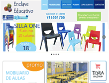 Tablet Screenshot of enclaveeducativo.es